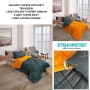 ETE HOMETEX TEK KİŞİLİK WELSOFT UYKU SETİ YANSIMA HARDAL 8696474232025